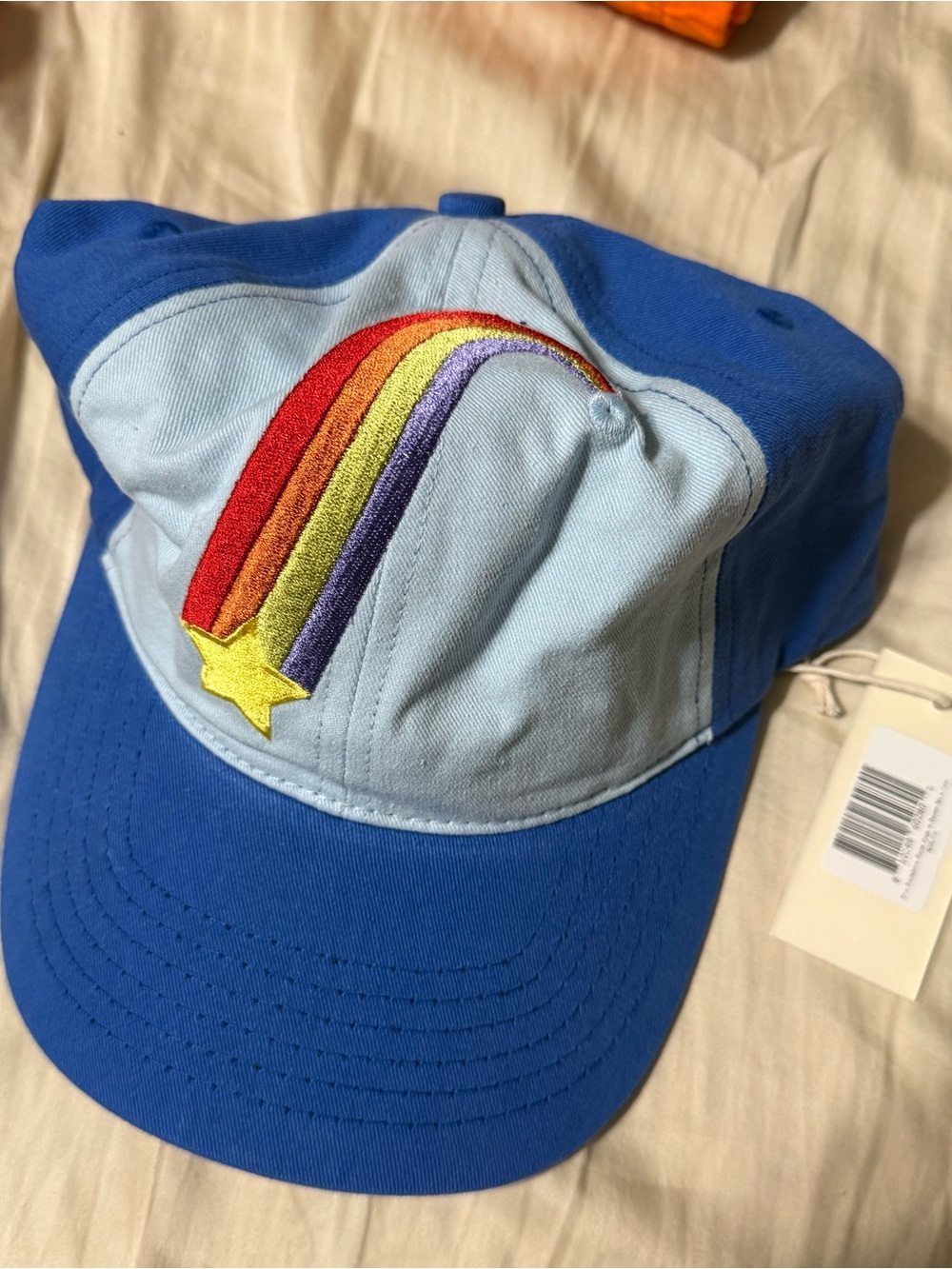 pleasing rainbow ray hat